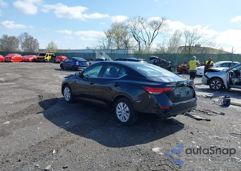 2022 Nissan Sentra S Xtronic Cvt z USA, uszkodzony, nr VIN 3N1AB8BV8NY310497